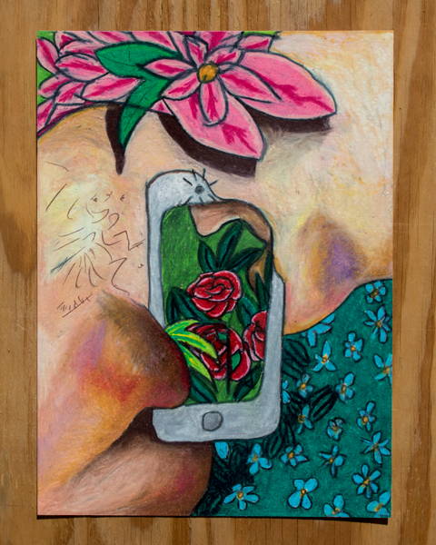 Human Takes A Selfie